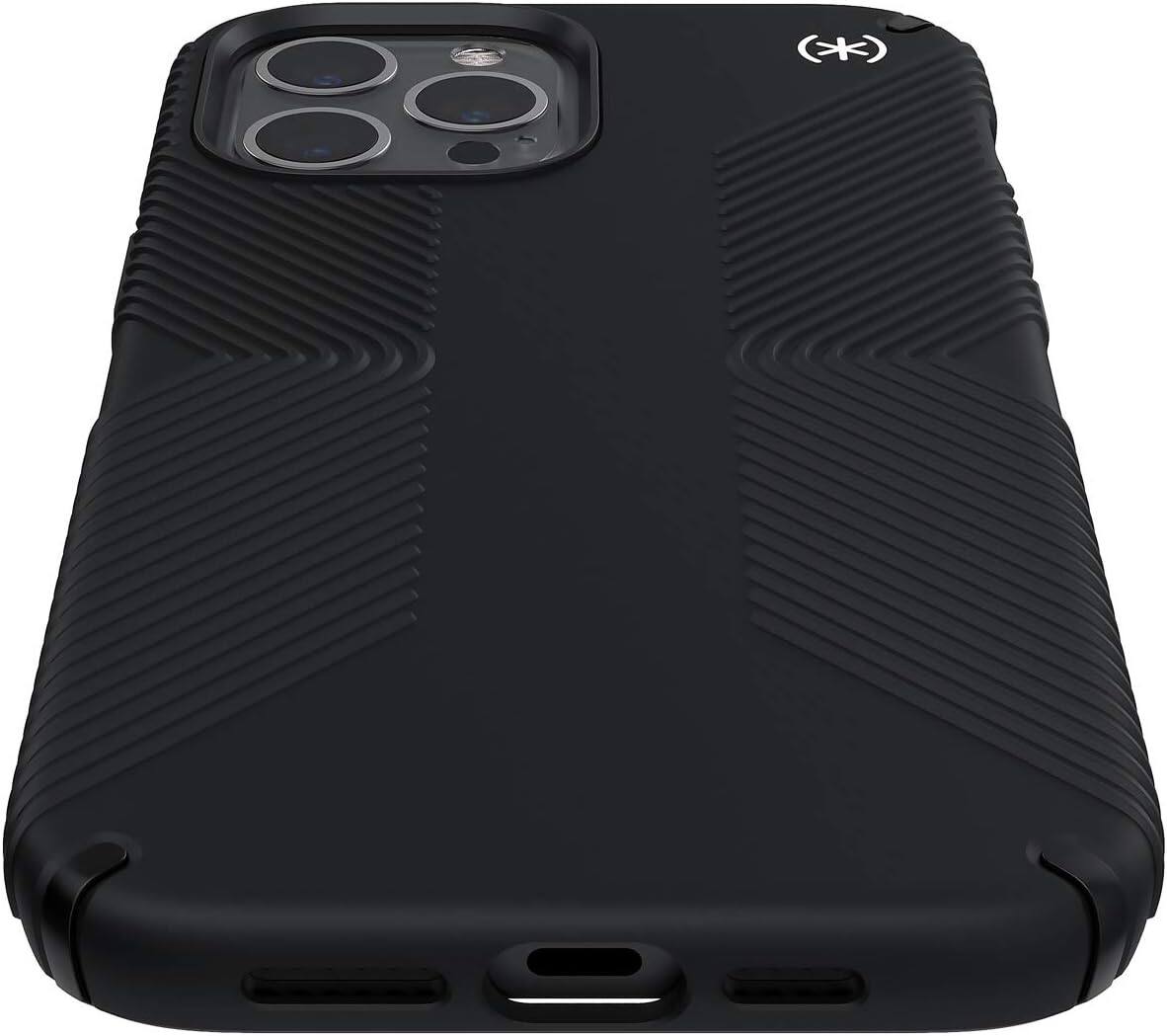 Alt View 1. Speck - Speck Presidio2 Grip Black Case - iPhone 12 Pro Max - Black.