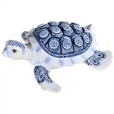 Front. FC Design - FC Design 4.25"W Sea Turtle Figurine Statue Desk Tabletop Home Decor Gift - Multi-Color.