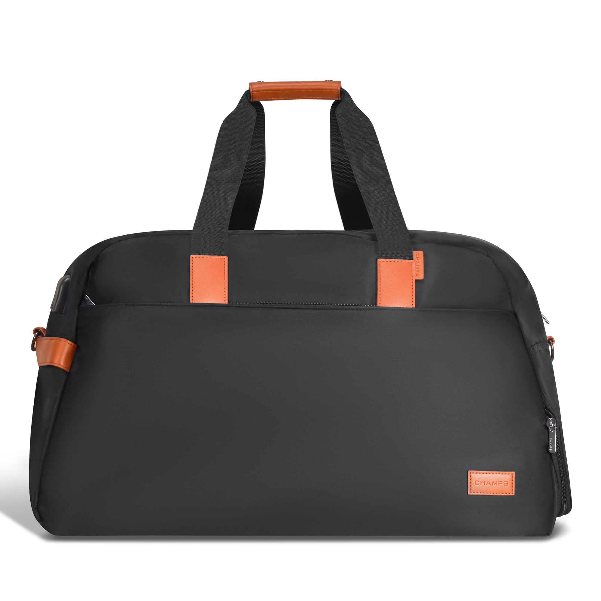 Champs - Vintage Weekender Duffel Bag - Black