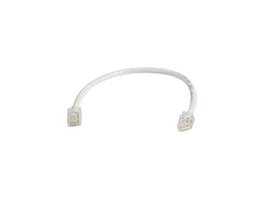 Cables to Go - C2G 04233 Cat6 Cable - Non-Booted Unshielded Ethernet Network Patch Cable, White (2 Feet, 0.60 Meters)