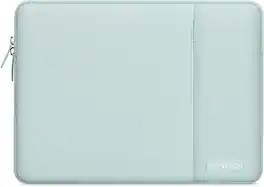 mosiso - Laptop Case 13-13.3 inch Laptop Sleeve Fit with MacBook Air/Pro 13/Pro 14 HP Dell ASUS Lenovo Sleeve Bag with Pocket - Mint Green