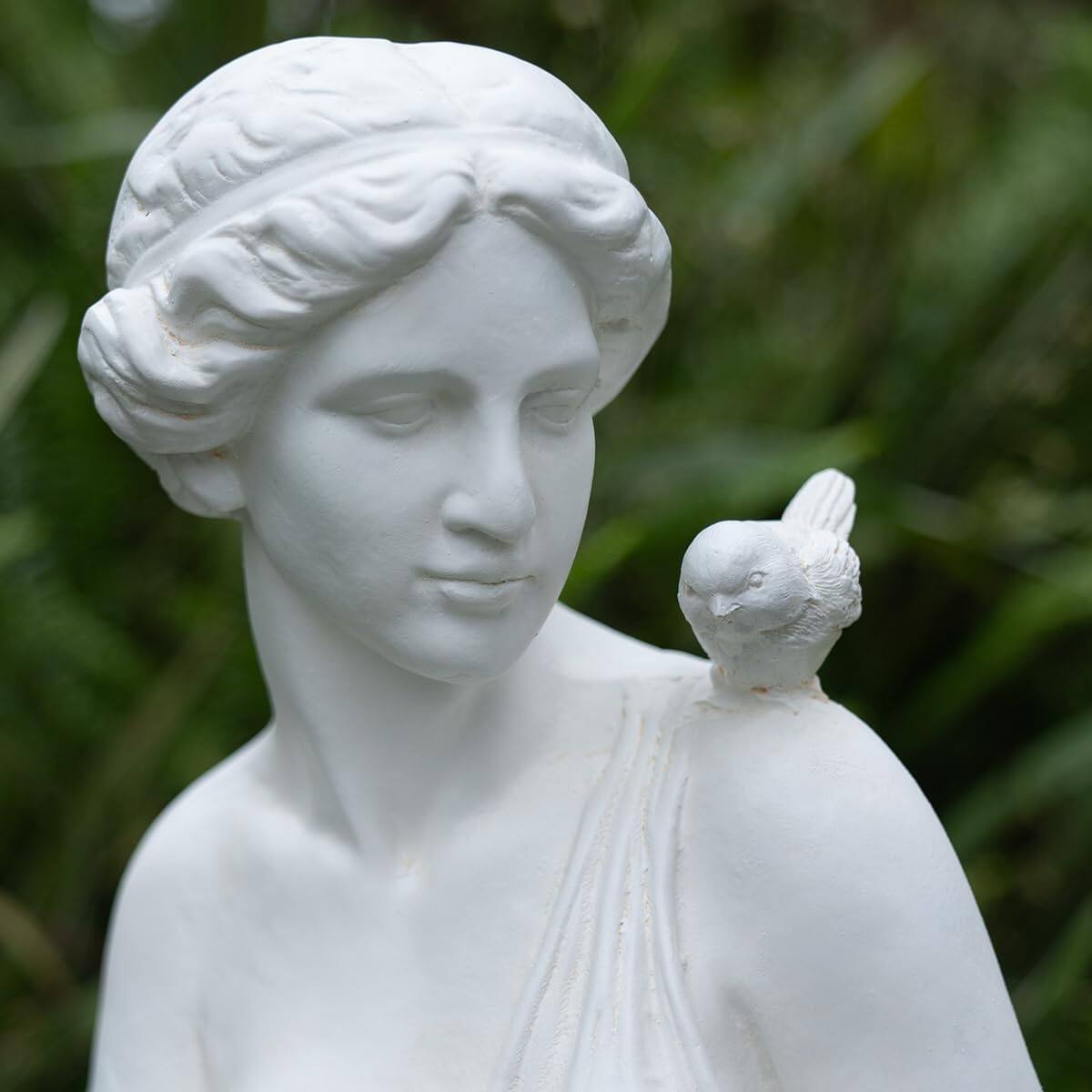 Alt View 7. Refined Abode Design - Outdoor Statue Nymph Sculpture Goddess Of Greek Mythology Roman Style For Garden Patio Yard Lawn Porch Decor.