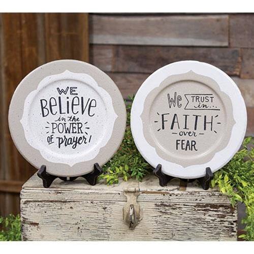 WE BELIEVE in the POWER of prayer  
WE TRUST in FAITH over FEAR