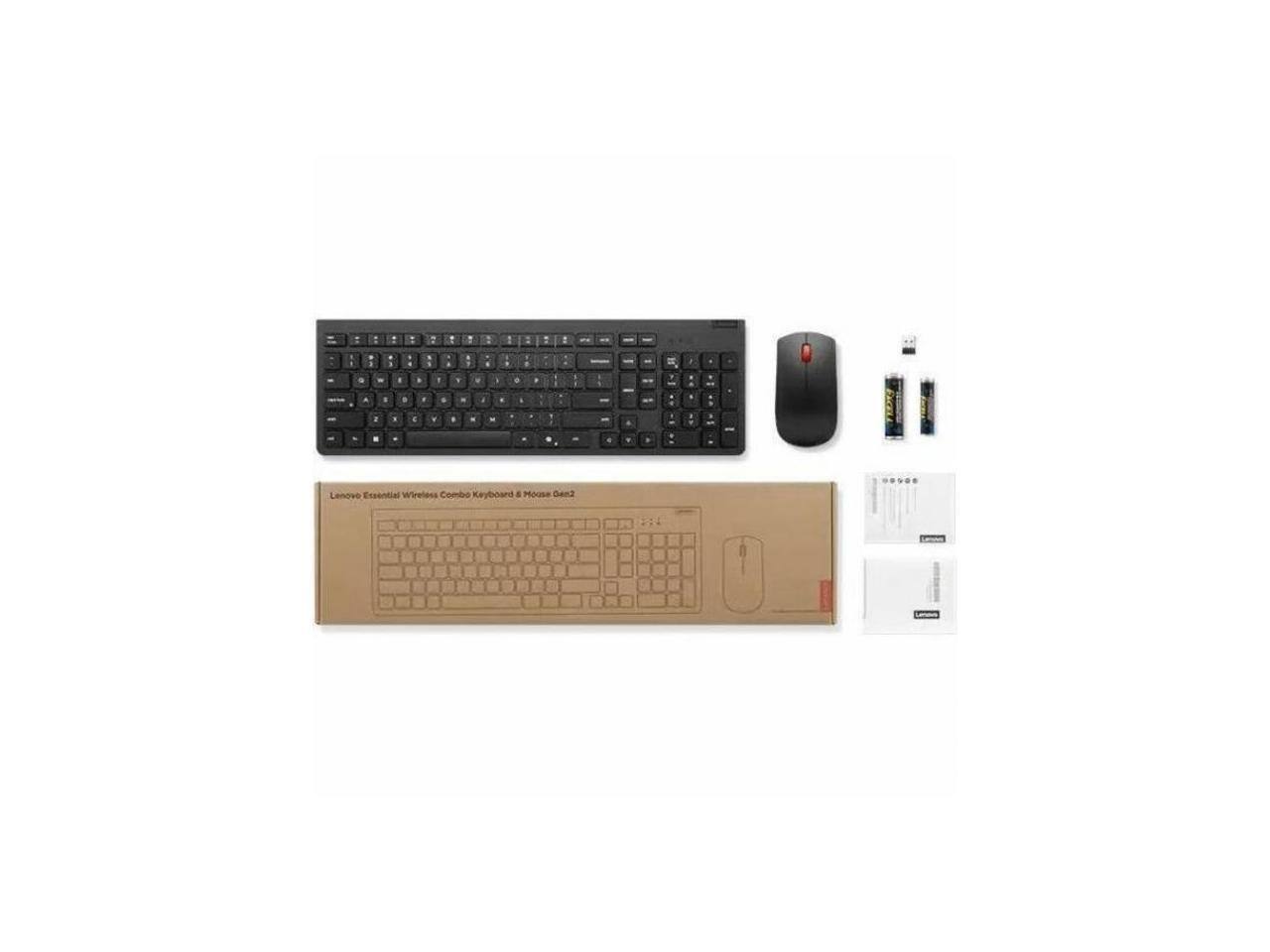 Lenovo Essential Wireless Combo Keyboard & Mouse Gen 2