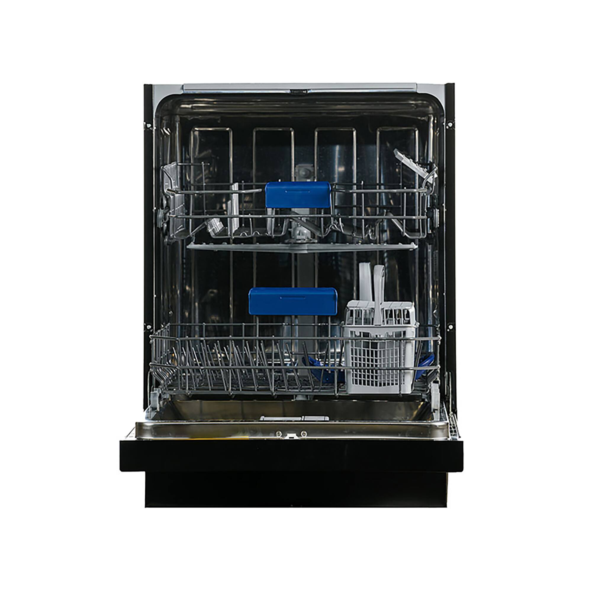 Back. Equator - Equator 24 inch Built-In Dishwasher Front Control 14 place 3.4g Sanitize 51 dB Heating Element Energy Star 110V ADA - Black.