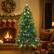 Angle. BreeBe - Prelit Holiday Tree – 6/7/8ft with Built-In 300 to 500 LED Lights - Green.