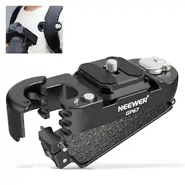 Neewer - Backpack Camera Clip with QR Plate - Quick Release Belt Clip Compatible with Peak Design System