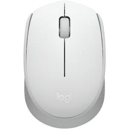 Logitech - M170 Mouse - Optical - Wireless - Radio Frequency - 2.40 GHz - USB - Symmetrical - Wireless - Off White