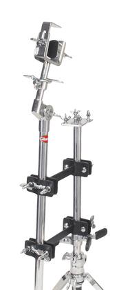 Gibraltar Hardware - Bongo Double Conga Stand Mount, with Dual Steel Arm Braces & Separator for Secure Positioning, Easily Attach Bongos