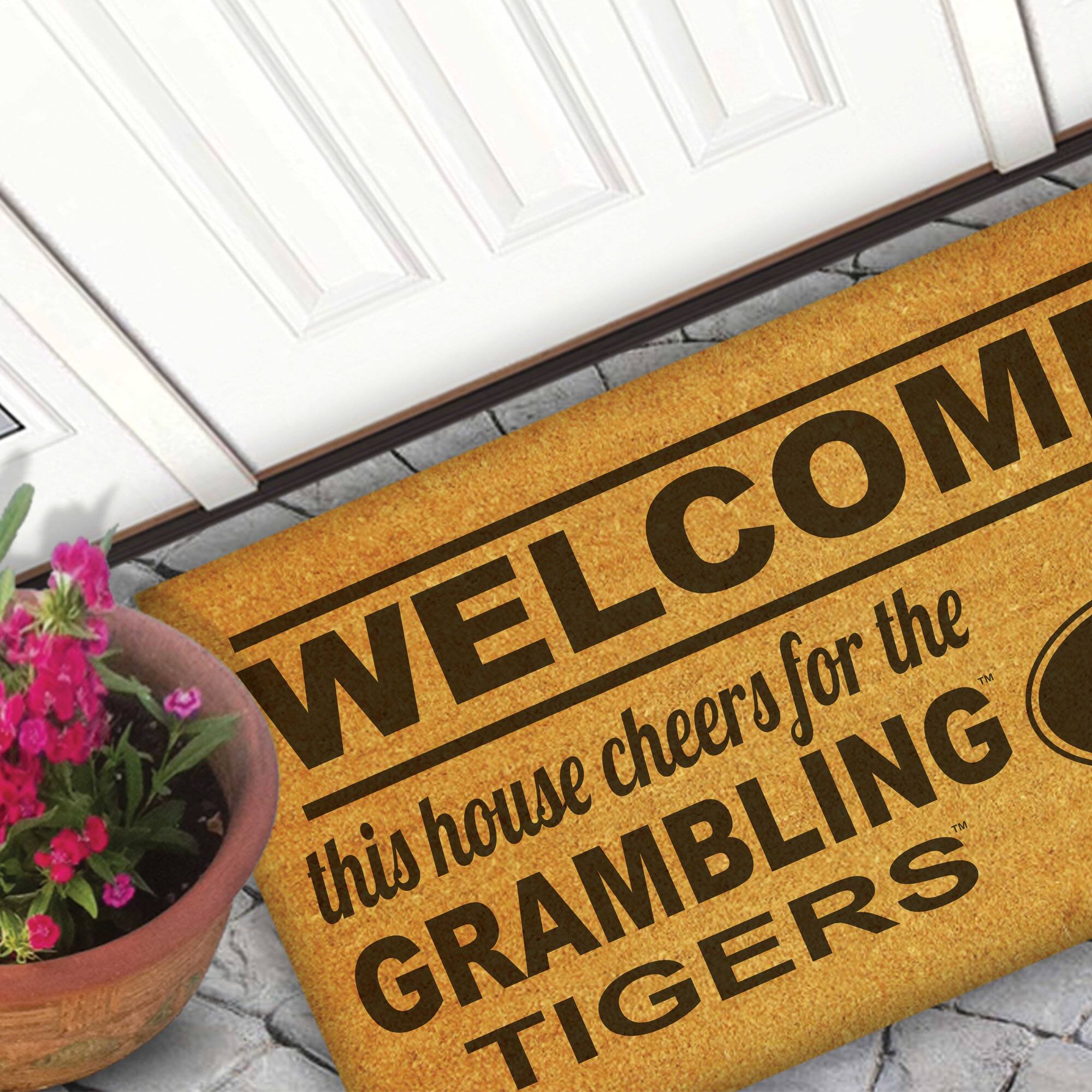 WELCOME  
this house cheers for the  
GRAMBLING TIGERS