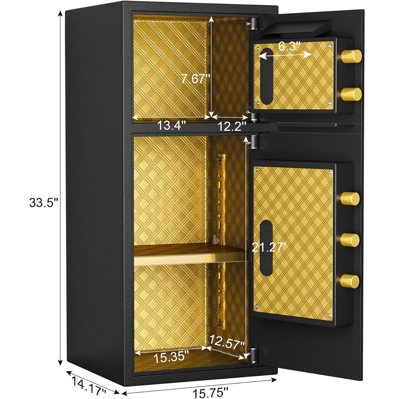 OF 6 6.3" 3 7 67" 13.4" 12.2" 33.5" 21.27" 14.17" 12.57" 15.35" 15.75"