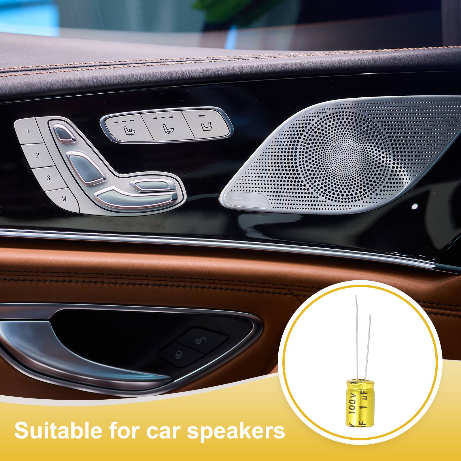 1 2 3 M & Suitable for car speakers 100v 1 F