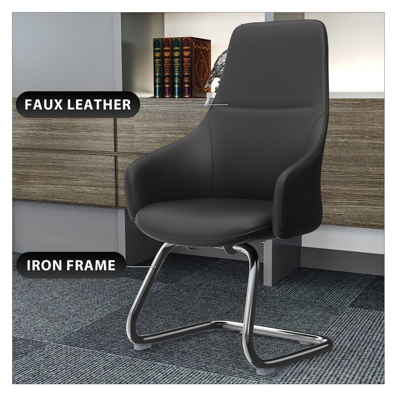 FAUX LEATHER  
IRON FRAME