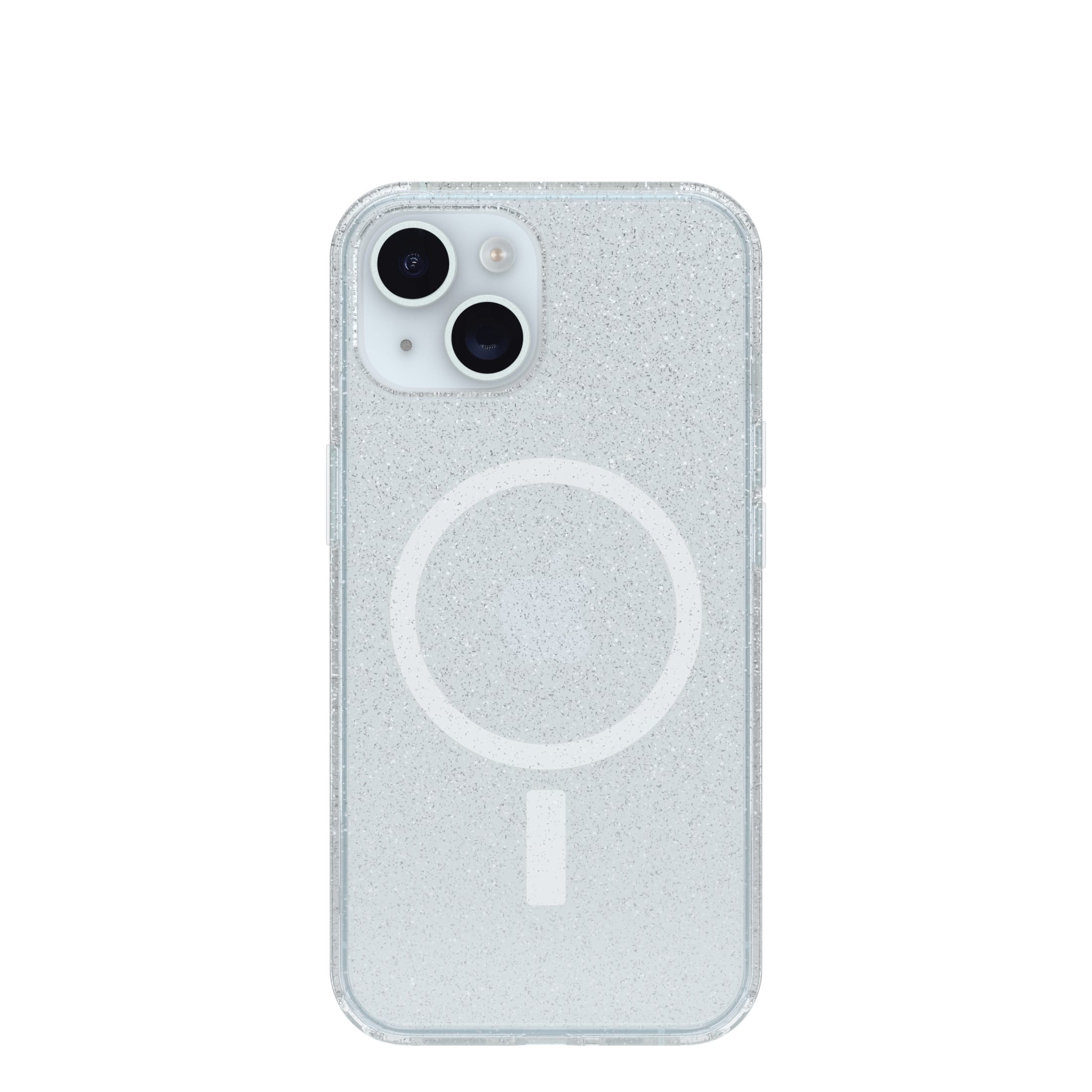 Front. OtterBox - Symmetry Series Soft Shell for MagSafe for iPhone 15, iPhone 13, iPhone 14 - Stardust 3.0.
