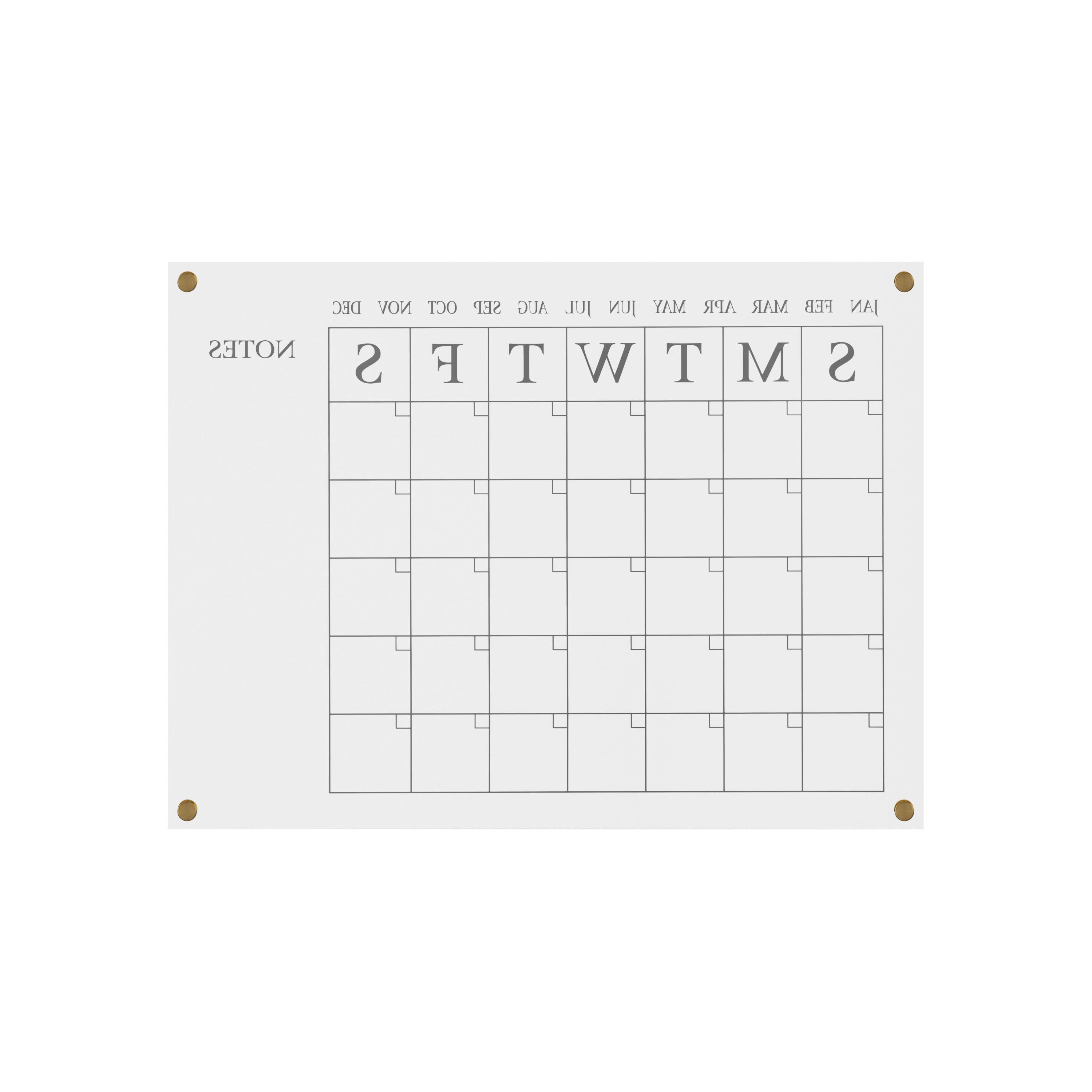 The text on the image is grouped as follows:

* Months: DEC, NOV, OCT, SEP, AUG, JUL, JUN, MAY, APR, MAR, FEB, JAN
* Days of the week: S, M, T, W, T, F, S

The corrected text would be:

* Months: December, November, October, September, August, July, June, May, April, March, February, January
* Days of the week: Sunday, Monday, Tuesday, Wednesday, Thursday, Friday, Saturday, Sunday
