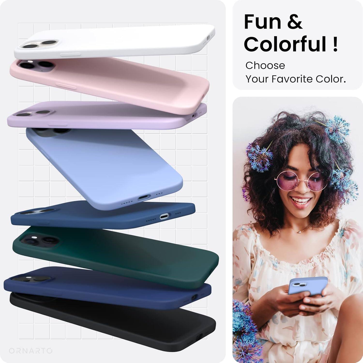 Fun & Colorful! Choose Your Favorite Color. ORNARTO