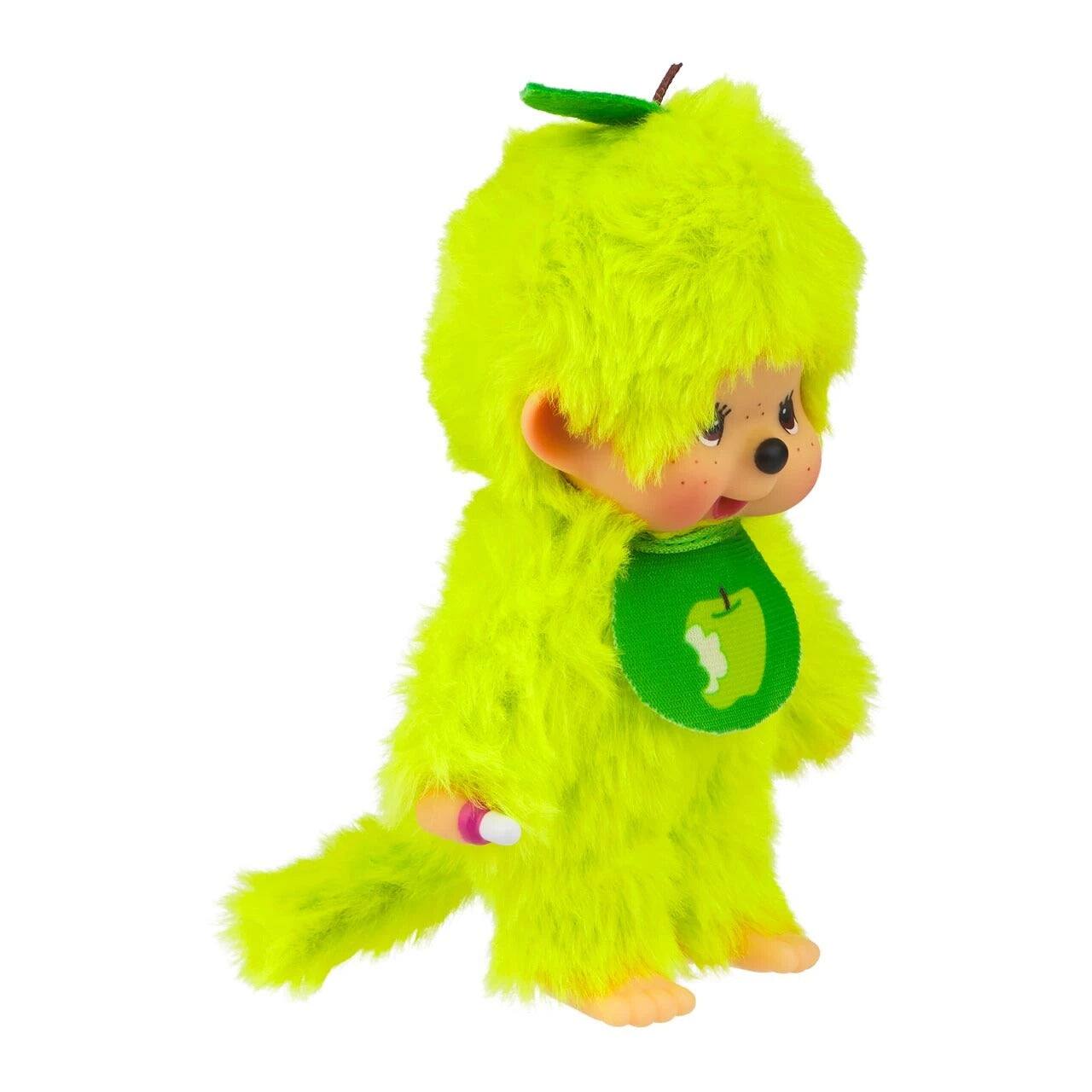 Alt View 3. Monchhichi - Sekiguchi Monchhichi Fruit Color Plush Doll - Apple Green.