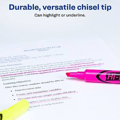 Durable, versatile chisel tip  
Can highlight or underline.

MATLAB is a short, thorough introduction to MATLAB, a powerful tool for numerical linear algebra. It is designed for students who have little or no experience with MATLAB. The course assumes no familiarity with linear algebra.

Objectives  
After this course, students should be able to:  
- Import and export data  
- Create and manipulate variables  
- Program and run simple scripts (M-files)  
- Program and run simple programs to display data graphics  
- Use the built-in help features