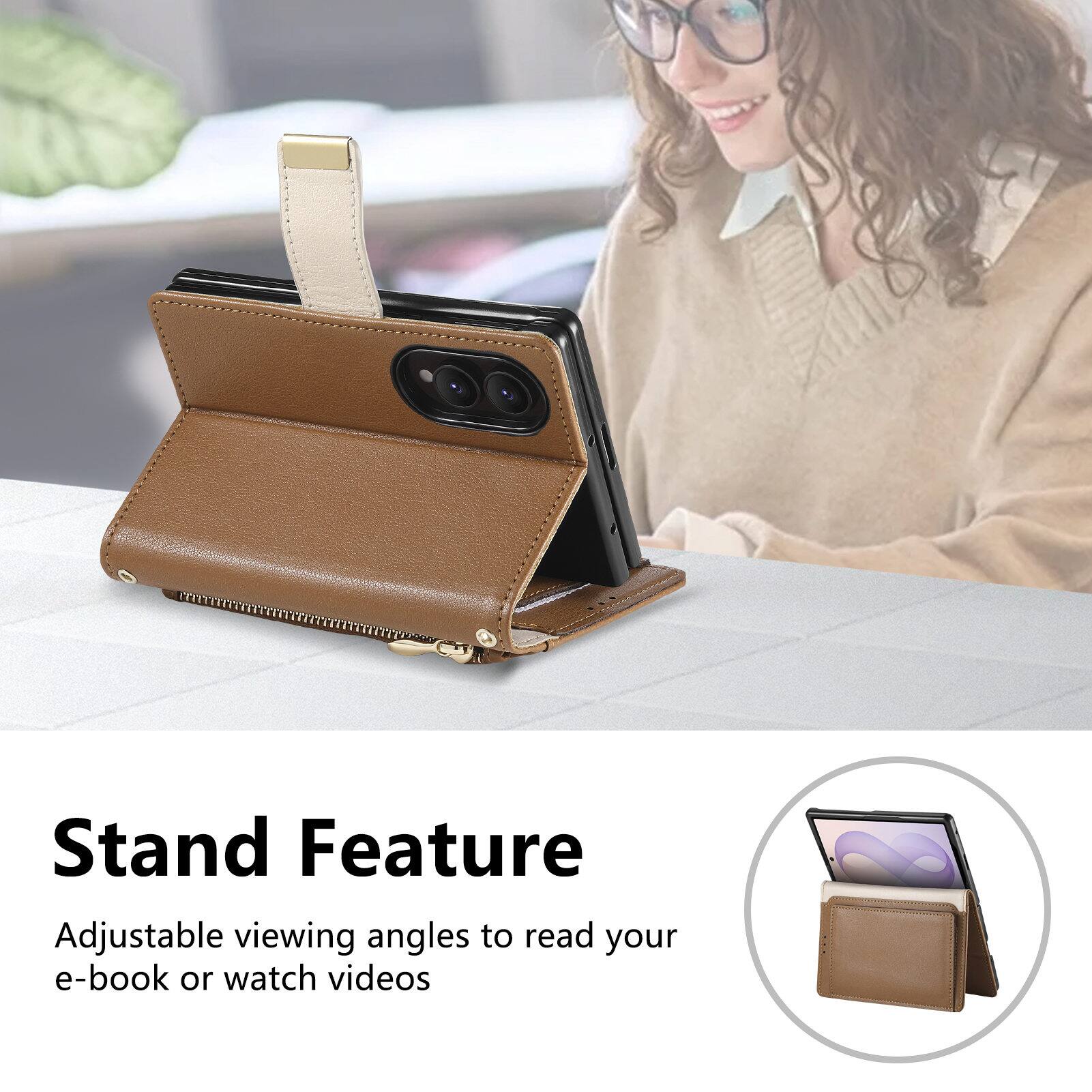 Stand Feature  
Adjustable viewing angles to read your e-book or watch videos