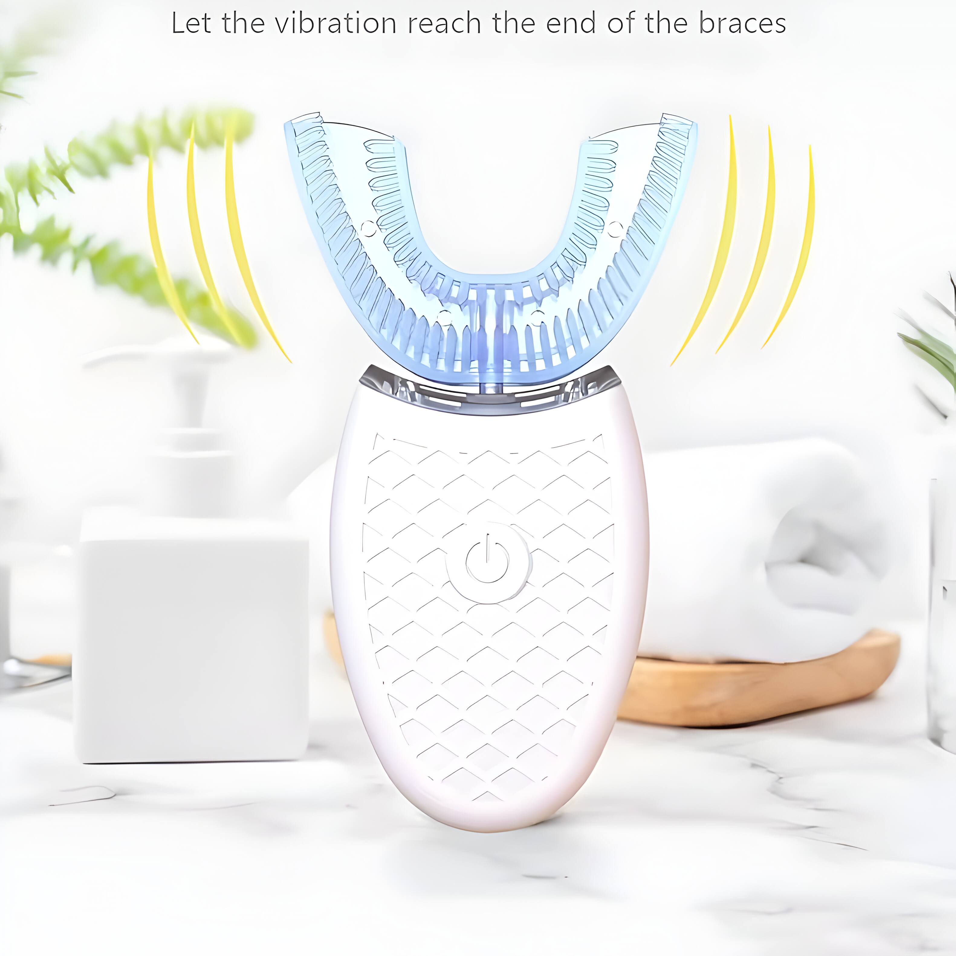 Let the vibration reach the end of the braces