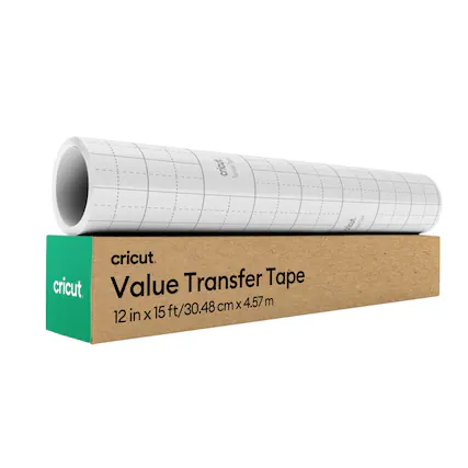 cricut
Value Transfer Tape
12 in x 15 ft / 30.48 cm x 4.57 m