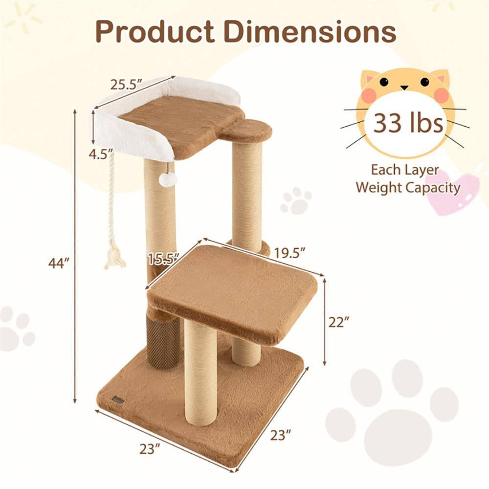 Product Dimensions: 25.5" x 4.5" x 33 lbs  
Each Layer Weight Capacity: 44" x 15.5" x 19.5" x 22" x 23" x 23"