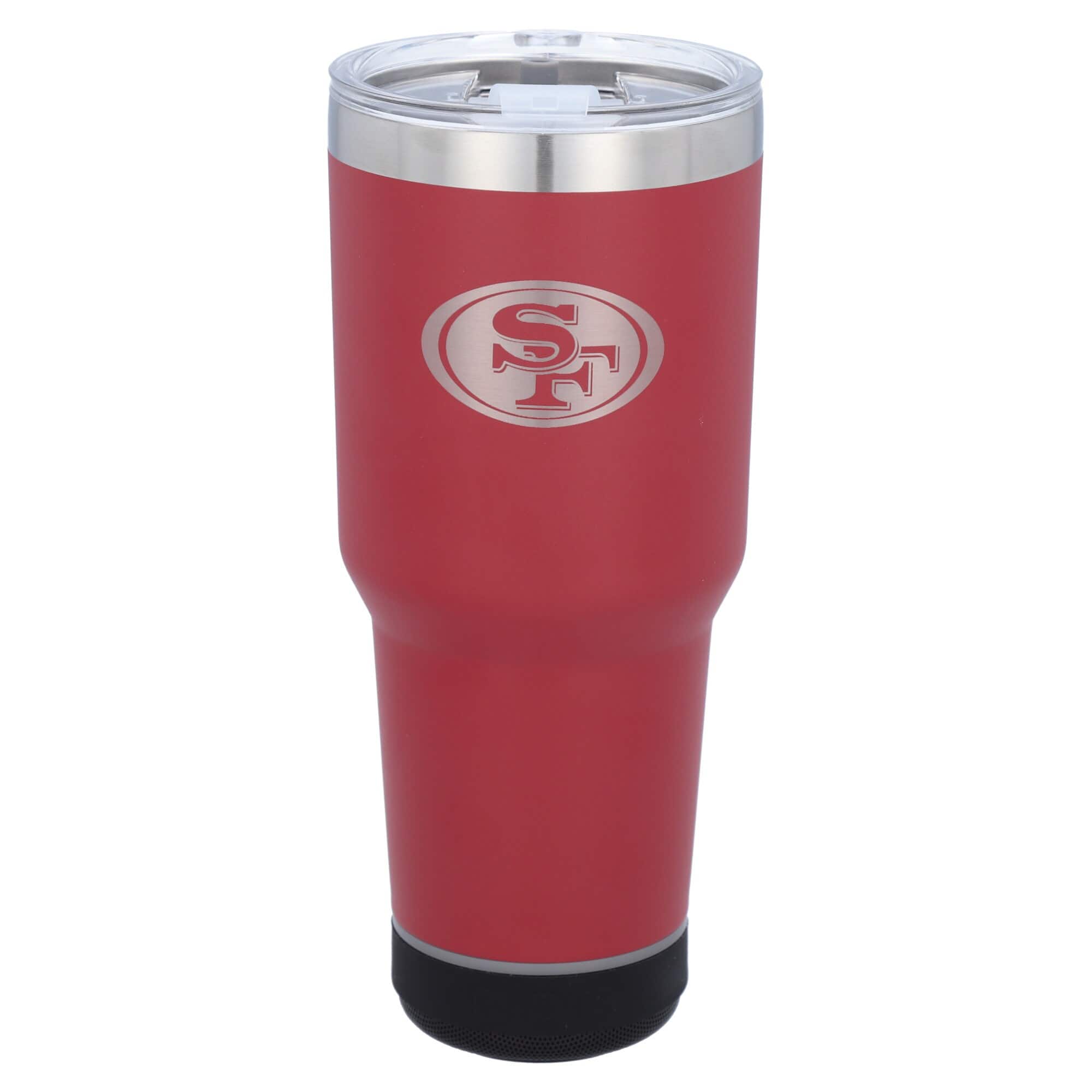 Front. The Memory Company - San Francisco 49ers 30oz. Stainless Steel LED Bluetooth Tumbler - Multicolor.