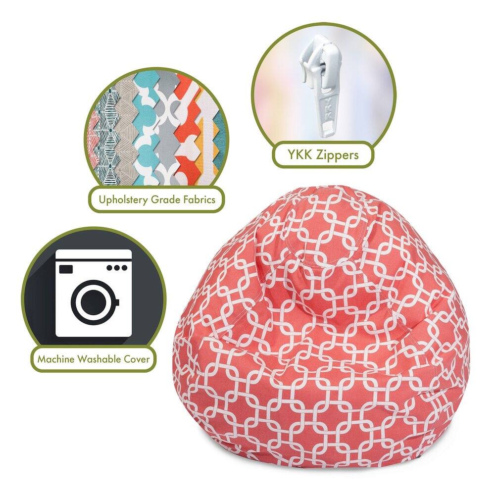 - Upholstery Grade Fabrics
- YKK Zippers
- Machine Washable Cover