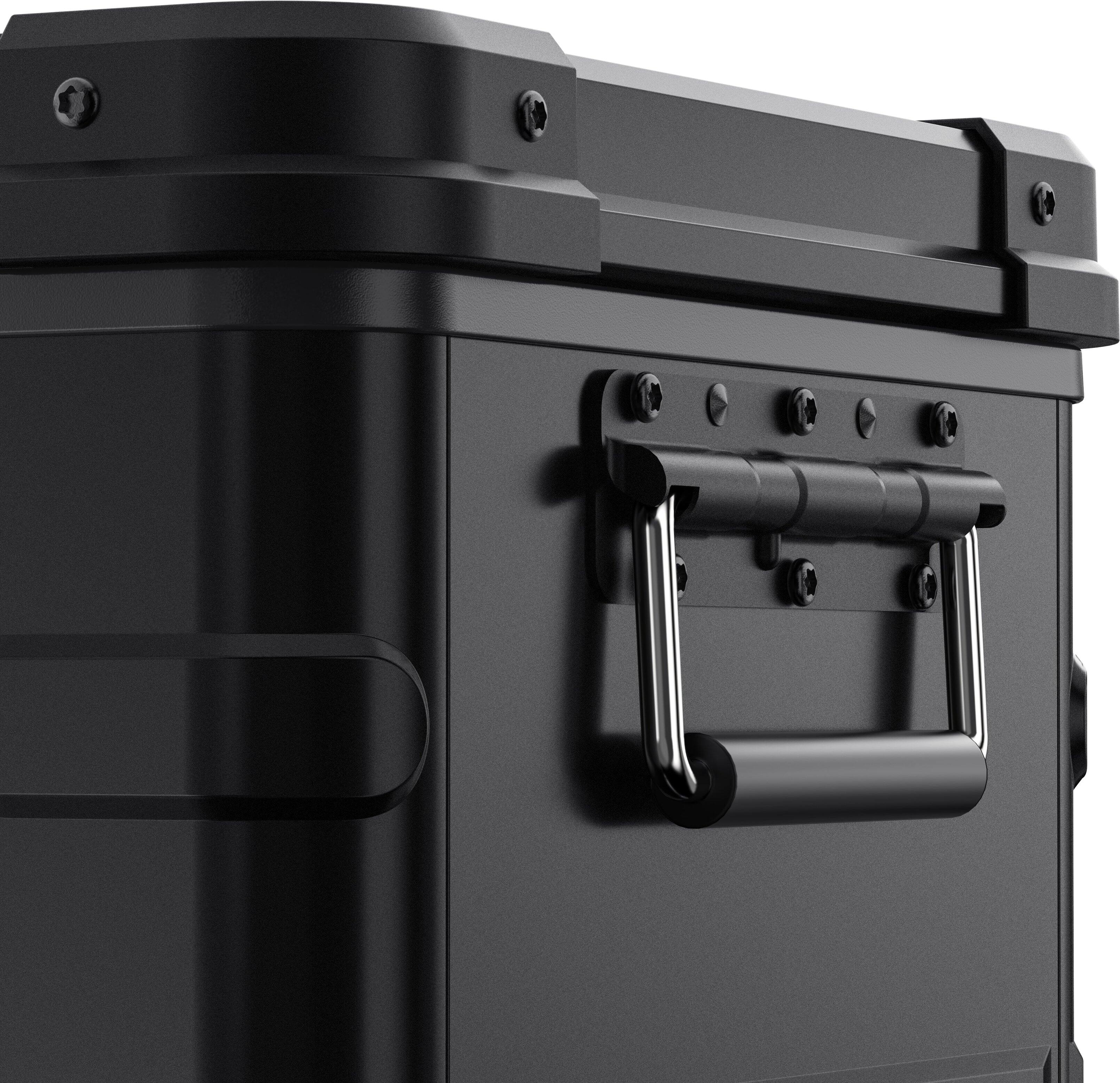 Alt View 4. ICECO - APL35 Aluminum Dual Zone 37QT Portable Cooler Black - Black.