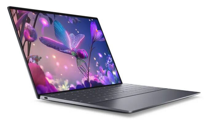 Angle. Dell - XPS 13 9320 13.4" 3.5K Touchscreen Ultrabook | Intel Core i7 13th | 32GB RAM | 2TB NVMe | Win 11 Pro | Business Laptop. - Dark Blue.