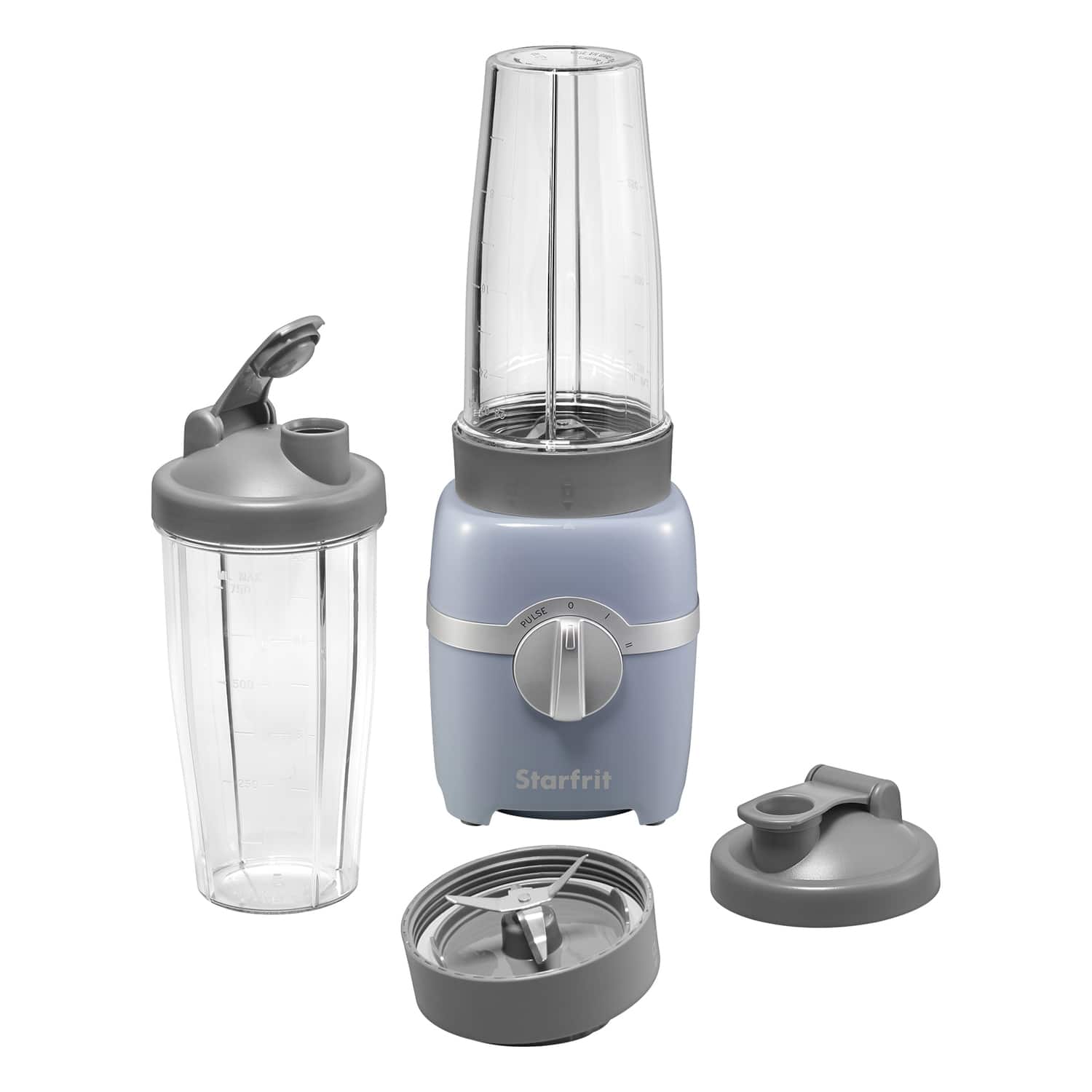 Starfrit - 300-Watt 3-Speed Electric Personal Blender - Gray