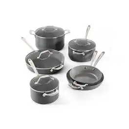 All Clad - All-Clad 10pc HA1® Ceramic Nonstick Cookware Set - Light Gray