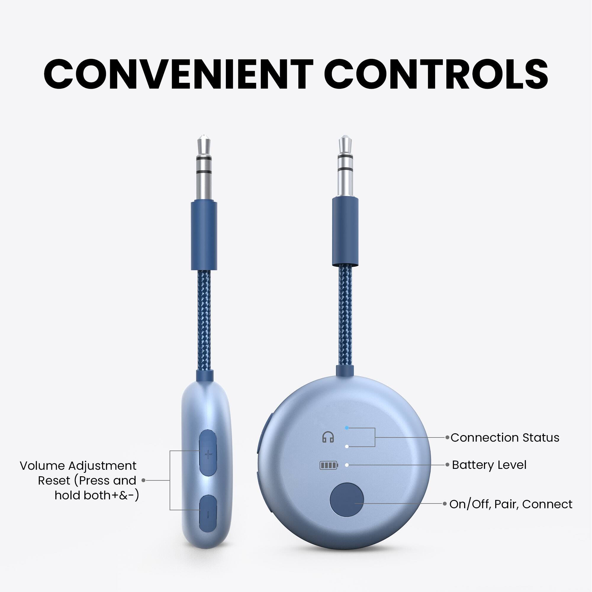 Alt View 1. Avantree - SoundJet R1 – 25Hr Airplane Bluetooth Adapter for All AirPods (Pro/Max).
