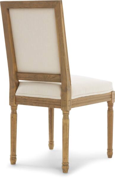 Alt View 1. Finch - Finch Elmhurst Square Back Dining Chair, Set of 2, Cream - Cream.