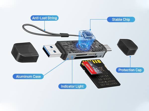 - Anti-Lost String
- Stable Chip
- Aluminum Case
- Indicator Light
- Protection Cap

TOSHIBA SD-K32G SD 1545 WL65508 NOT INCLUDED