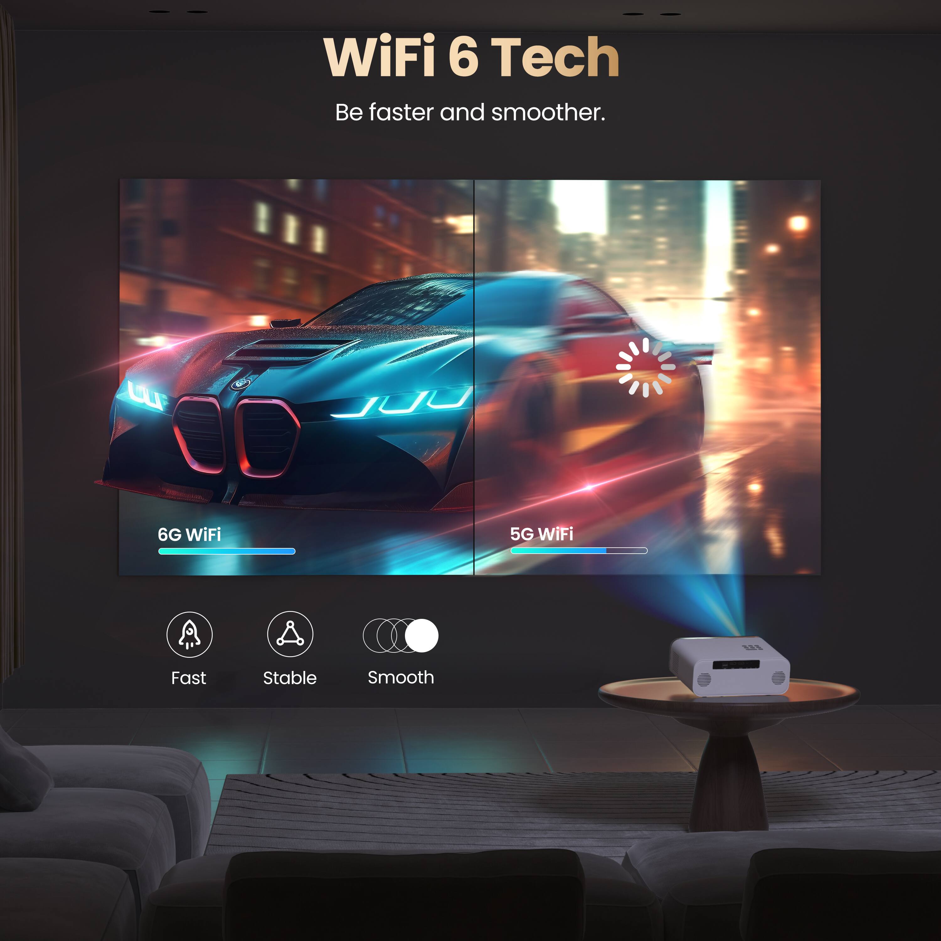 WiFi 6 Tech: Be faster and smoother.