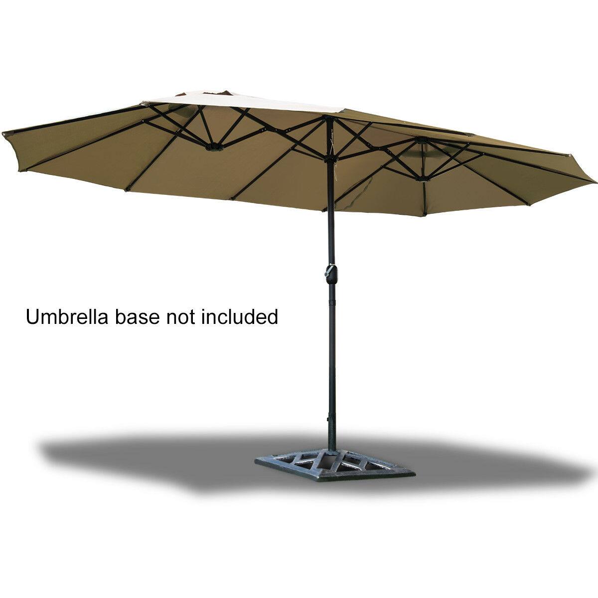 Umbrella base not included