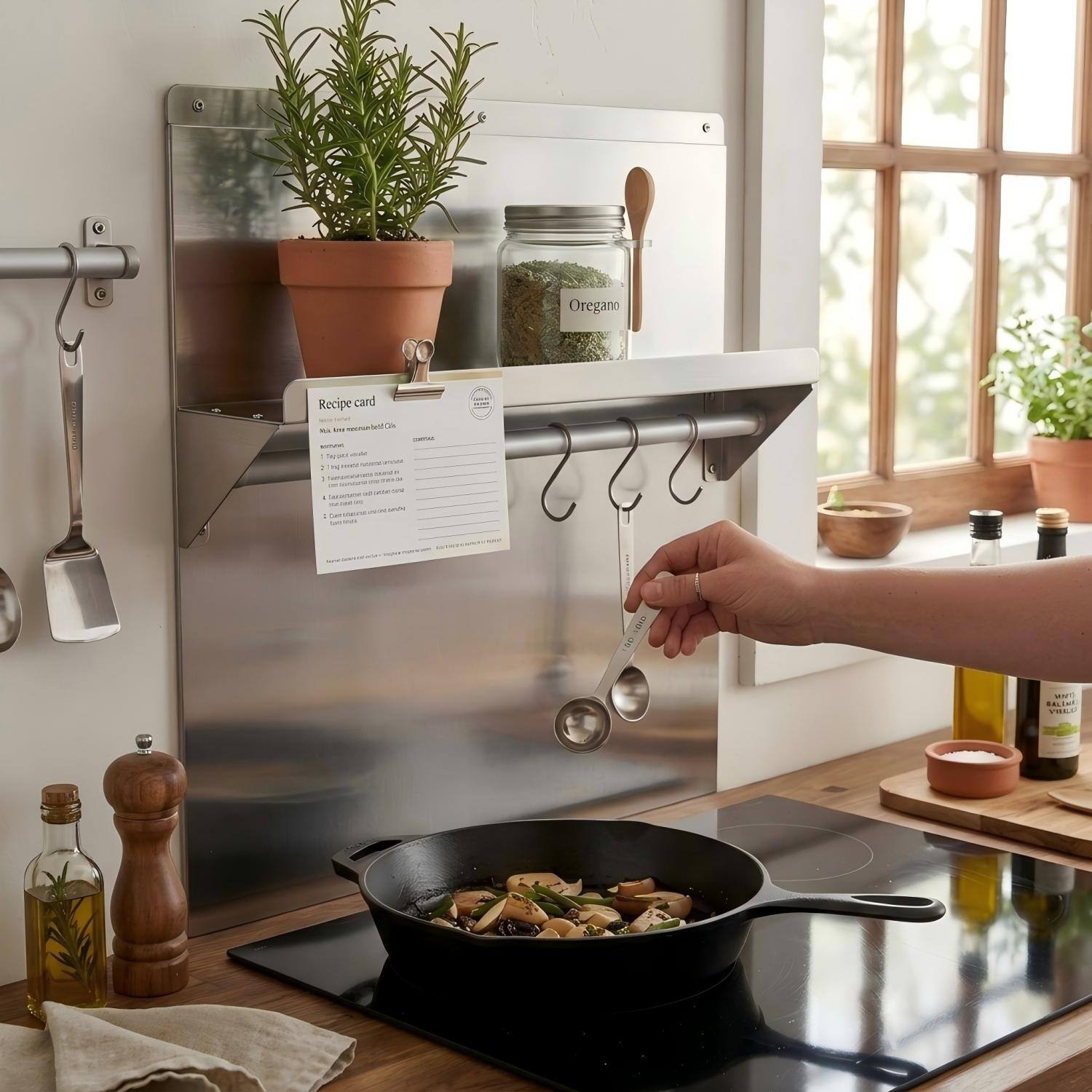 Oregano

Recipe card

1. 1 tbsp olive oil
2. 1 tbsp garlic, minced
3. 1 tbsp onion, finely chopped
4. 1 tsp oregano
5. 1 tsp salt
6. 1 tsp pepper

SACORCO
mg

tauction andi

BIO 00

WING SAL(MIL) VIELD