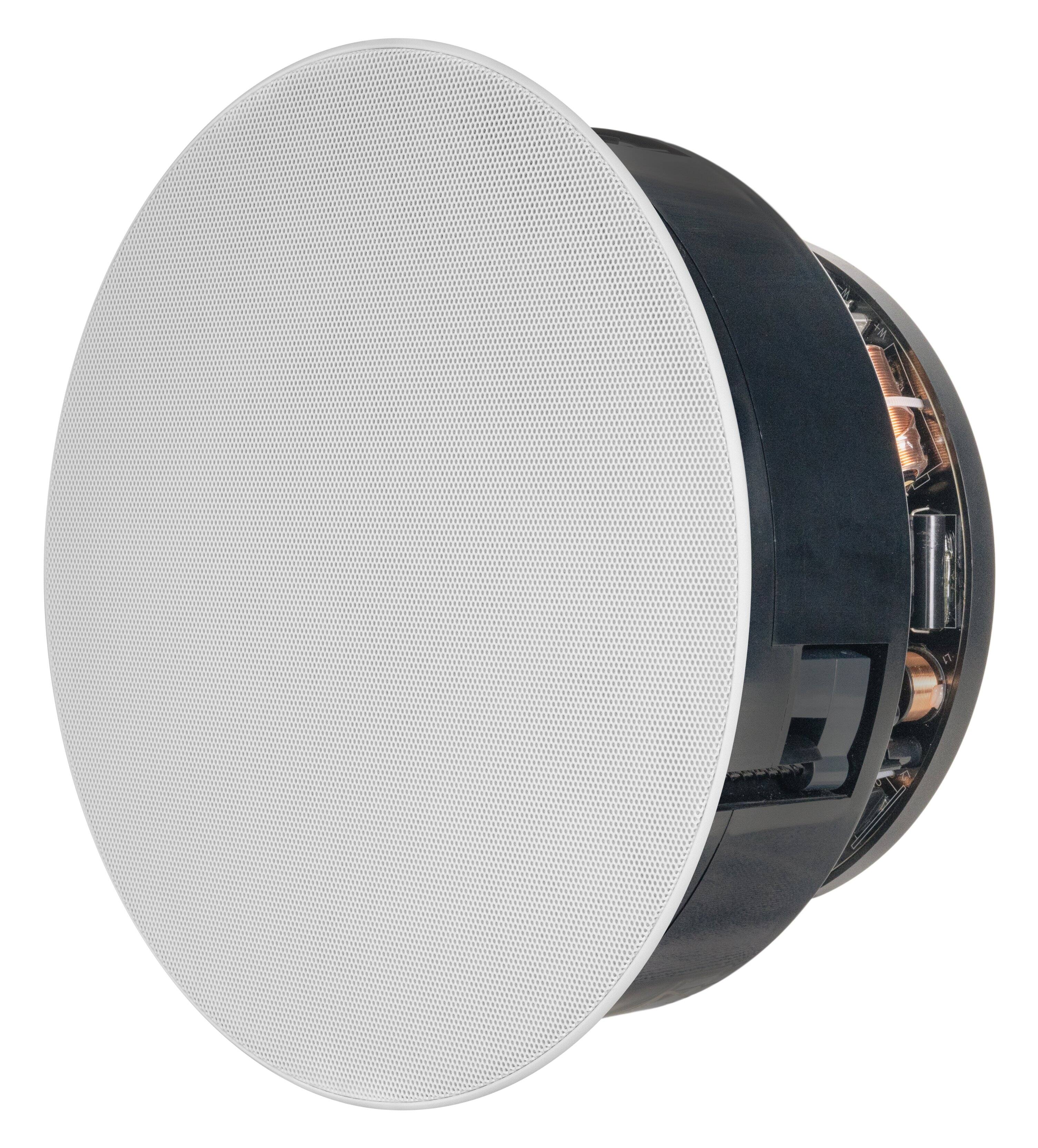 Alt View 17. Sonance - VX86R SST SINGLE SPEAKER - Visual Experience Series 8" 2-Way Single Stereo In Ceiling Speaker (Each) - Paintable White.