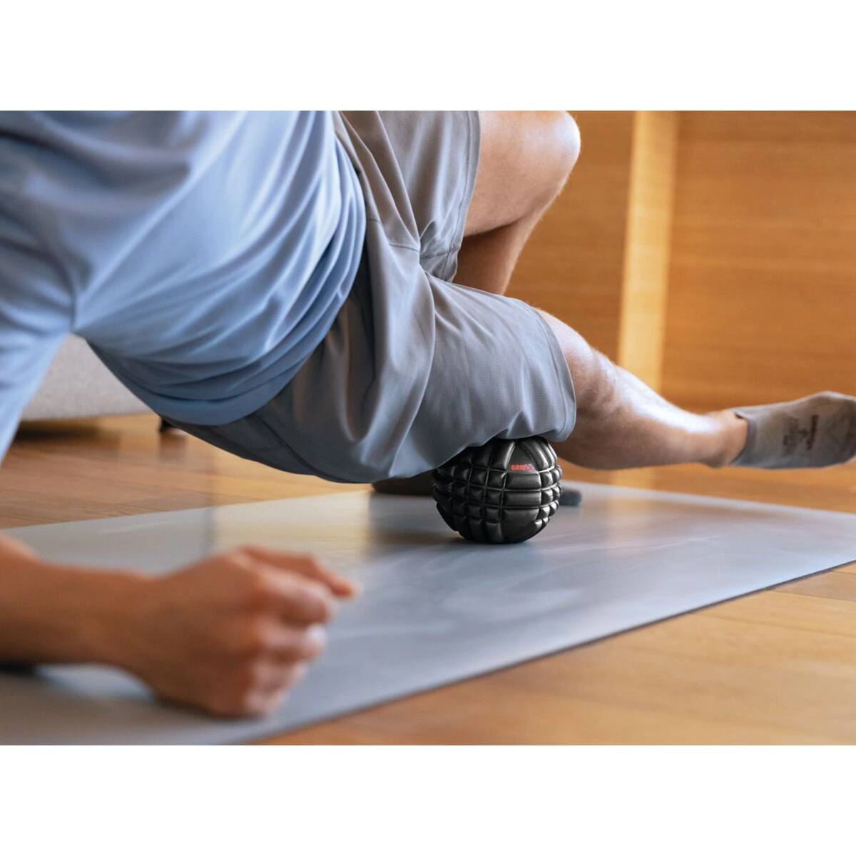 Alt View 4. TriggerPoint - TriggerPoint GRID X Massage Ball - Black - Black.