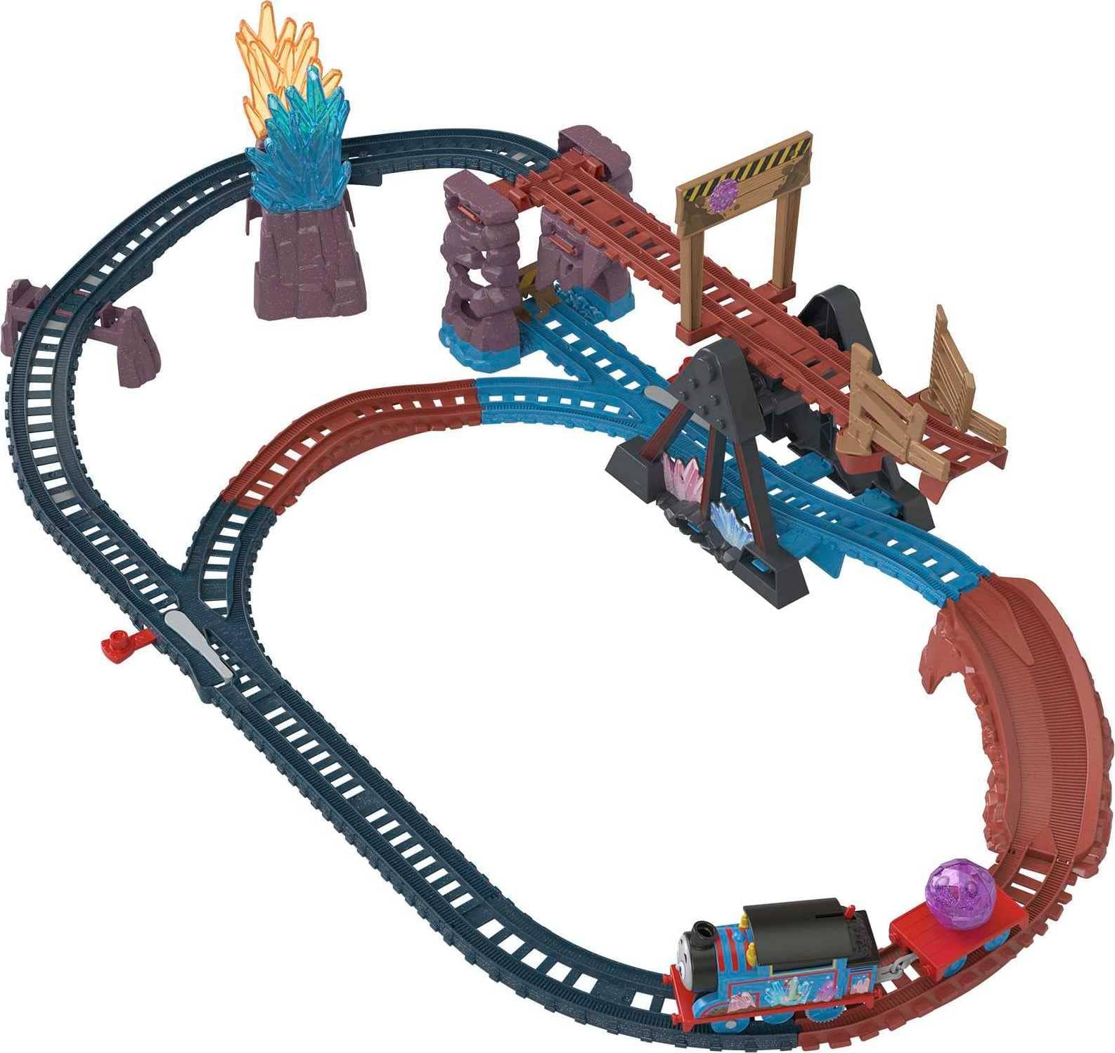 EZTW1 - Thomas & Friends Motorized Set Crystal Caves Adventure With Tipping Bridge Of Track For Ages - Default