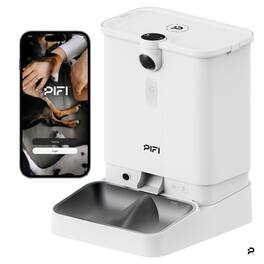 PiFi - All-in-One Smart Pet Feeder Cat Feeder_Multi Pet Feeder_5Ghz - White