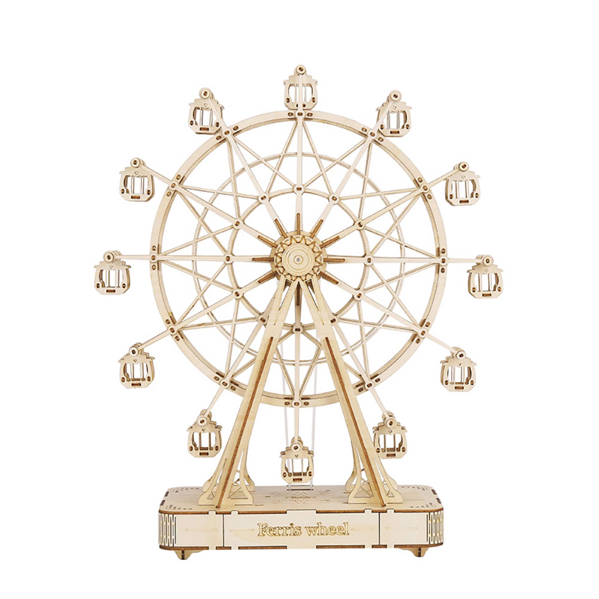 3D Puzzle - DIY 3D Music Box Puzzle - Ferris Wheel - 232 pcs