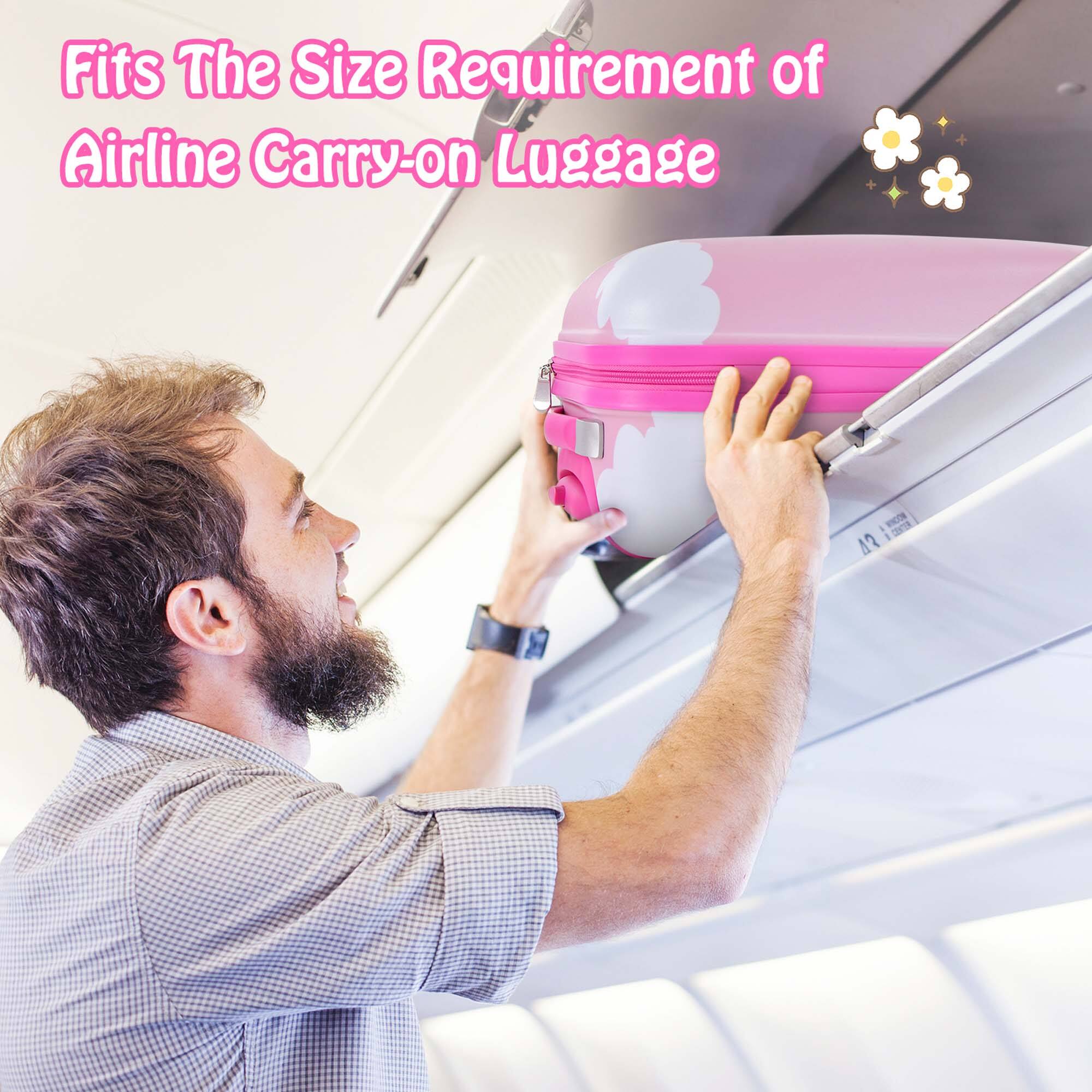 Fits the size requirement of airline carry-on luggage.