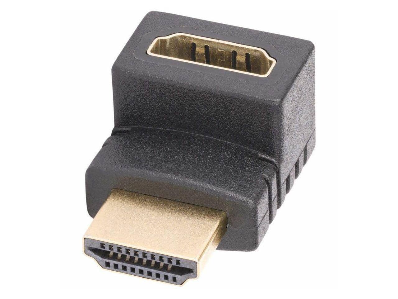 StarTech.com - StarTech Down Angle HDMI 2.0 Adapter M to F Vertical 90-Degree HDMI2HDMIMFDN