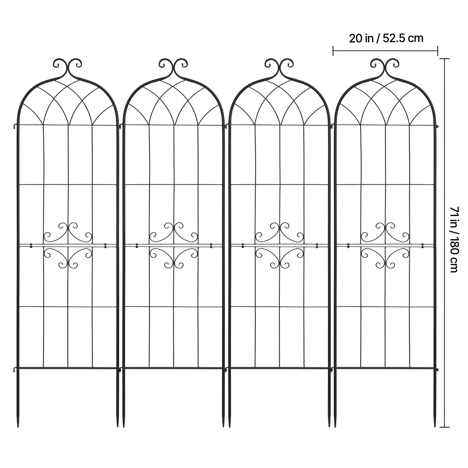 20 in / 52.5 cm  
71 in / 180 cm