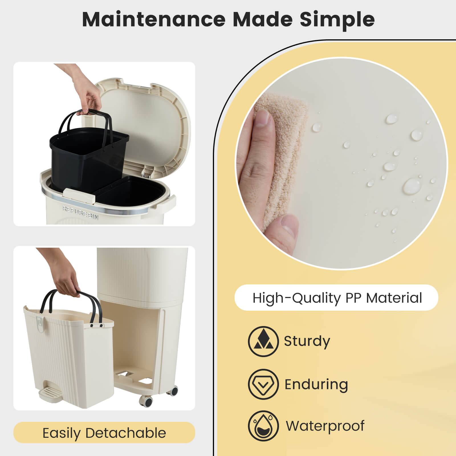 Maintenance Made Simple

High-Quality PP Material
- Sturdy
- Enduring
- Waterproof

Easily Detachable