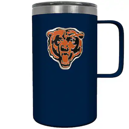 Front. Great American Products - Chicago Bears 18oz. Hustle Travel Mug - Multicolor.