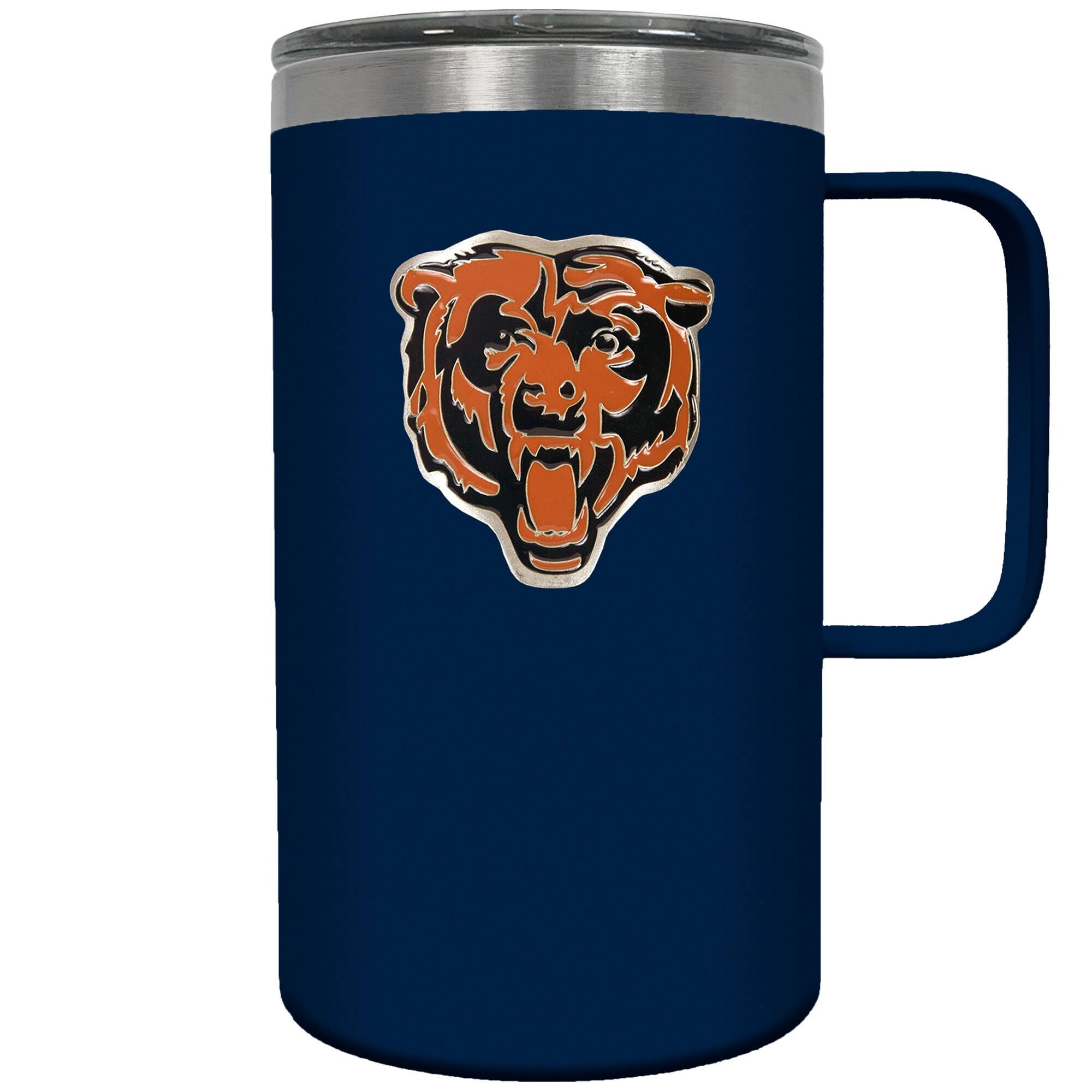 Front. Great American Products - Chicago Bears 18oz. Hustle Travel Mug - Multicolor.