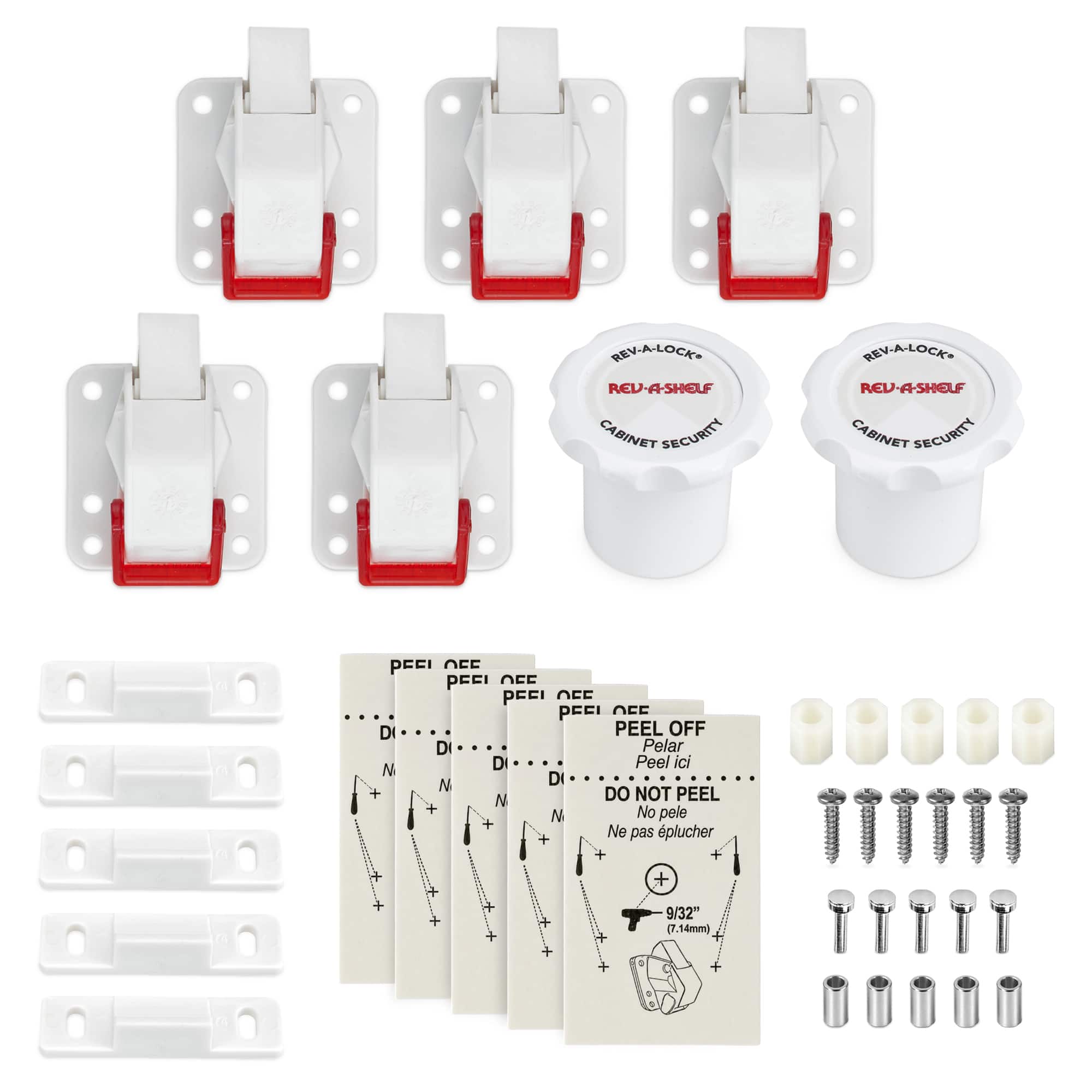 Rev-A-Shelf - Rev-A-Lock Magnetic Child Safe Cabinet Security System, RAL-101-1